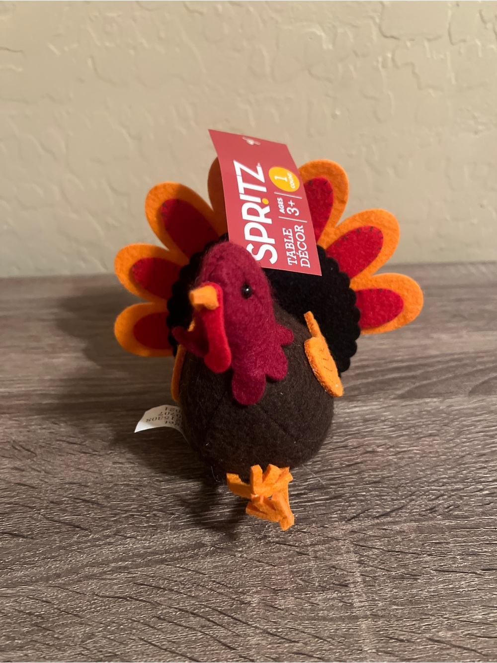 Target Spritz Turkey Table Decor Figure Thanksgiving Fall Autumn NWT